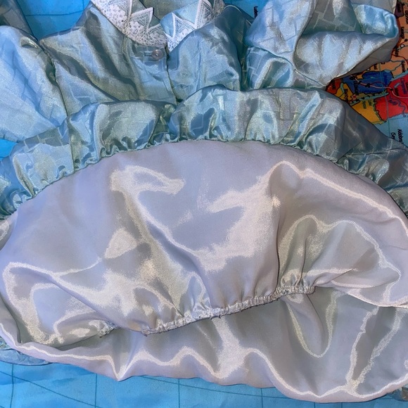 Girls Dress•Icy Grey-ish Blue Long Sleeve Bubble Dress•size5 - Picture 5 of 15